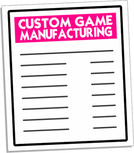 Custom Game Manufacturing Company